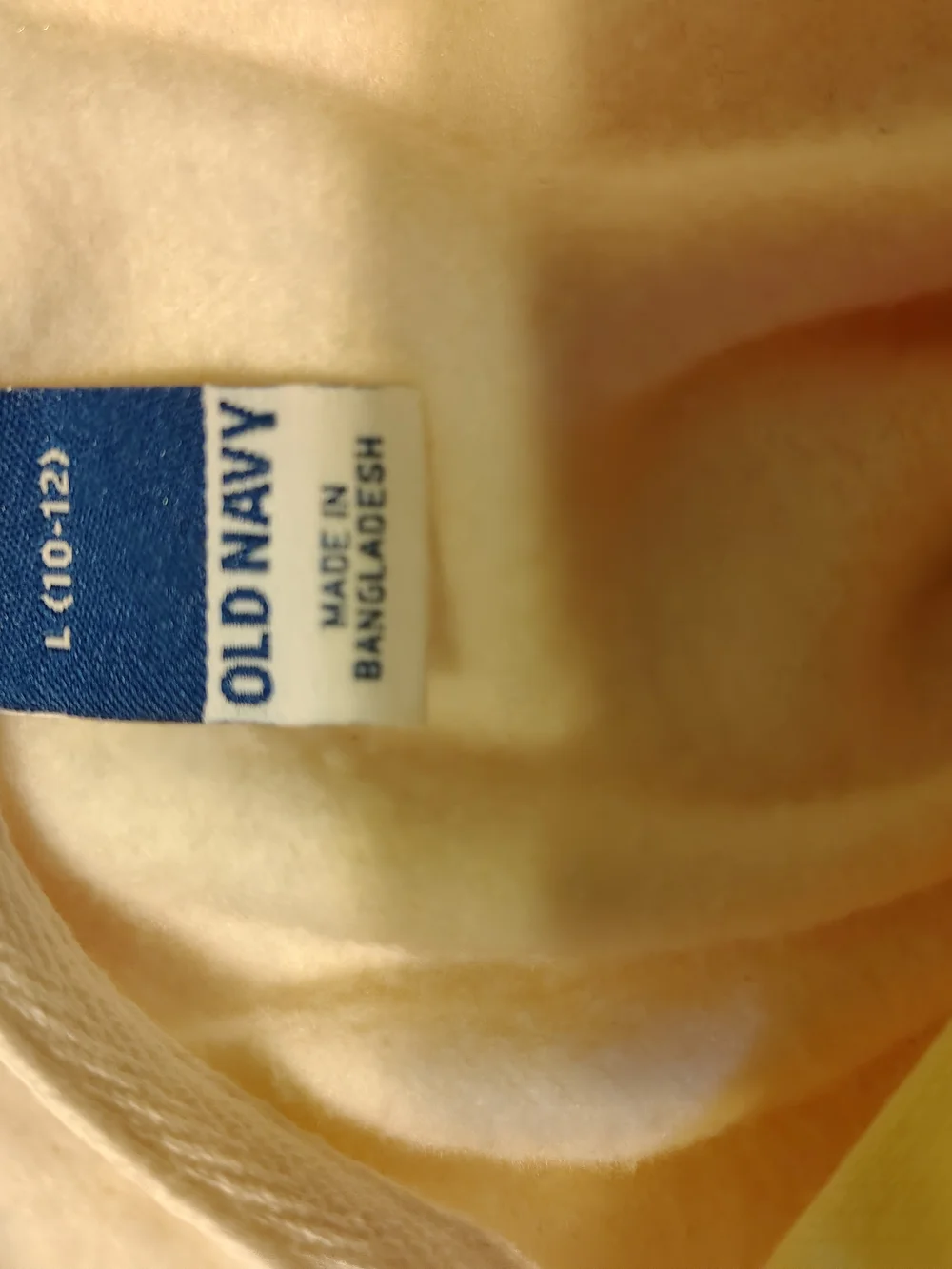 Old Navy Girls Tie-Dye Hoodie in Peach, Yellow & White Size10-12